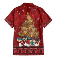Funny Kiwi Bird Xmas Tree Family Matching Mermaid Dress and Hawaiian Shirt New Zealand Tribal Christmas Spirit - Polynesian Pride