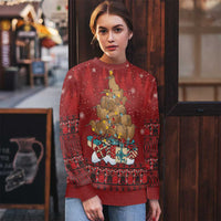 Funny Kiwi Bird Xmas Tree Ugly Christmas Sweater New Zealand Tribal Christmas Spirit - Polynesian Pride