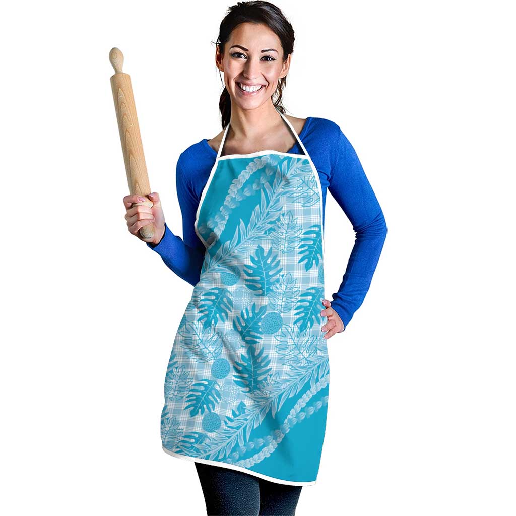 Hawaii Breadfruit Palaka Apron Polu Maile Lei - Polynesian Pride