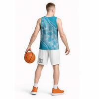 Hawaii Breadfruit Palaka Basketball Jersey Polu Maile Lei LT9 - Polynesian Pride