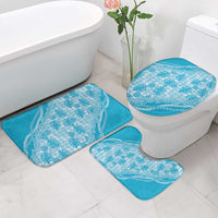 Hawaii Breadfruit Palaka Bathroom Set Polu Maile Lei - Polynesian Pride