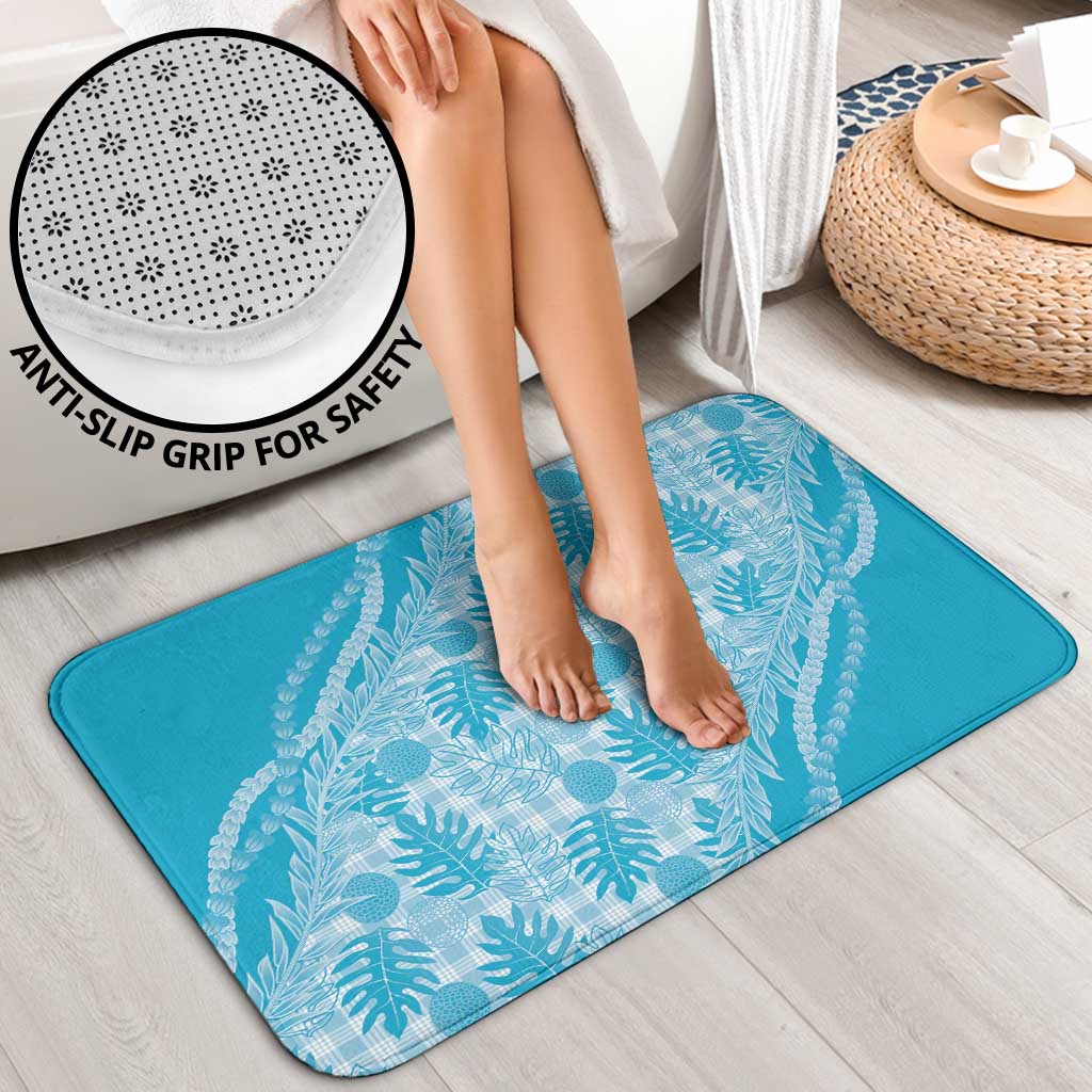 Hawaii Breadfruit Palaka Bathroom Set Polu Maile Lei - Polynesian Pride