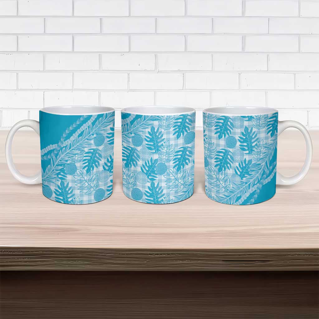 Hawaii Breadfruit Palaka Ceramic Mug Polu Maile Lei LT9 - Polynesian Pride