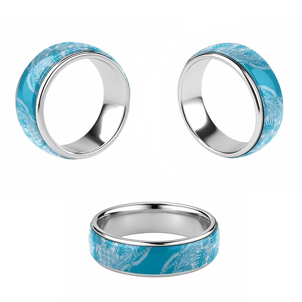 Hawaii Breadfruit Palaka Classic Ring Polu Maile Lei LT9 - Polynesian Pride