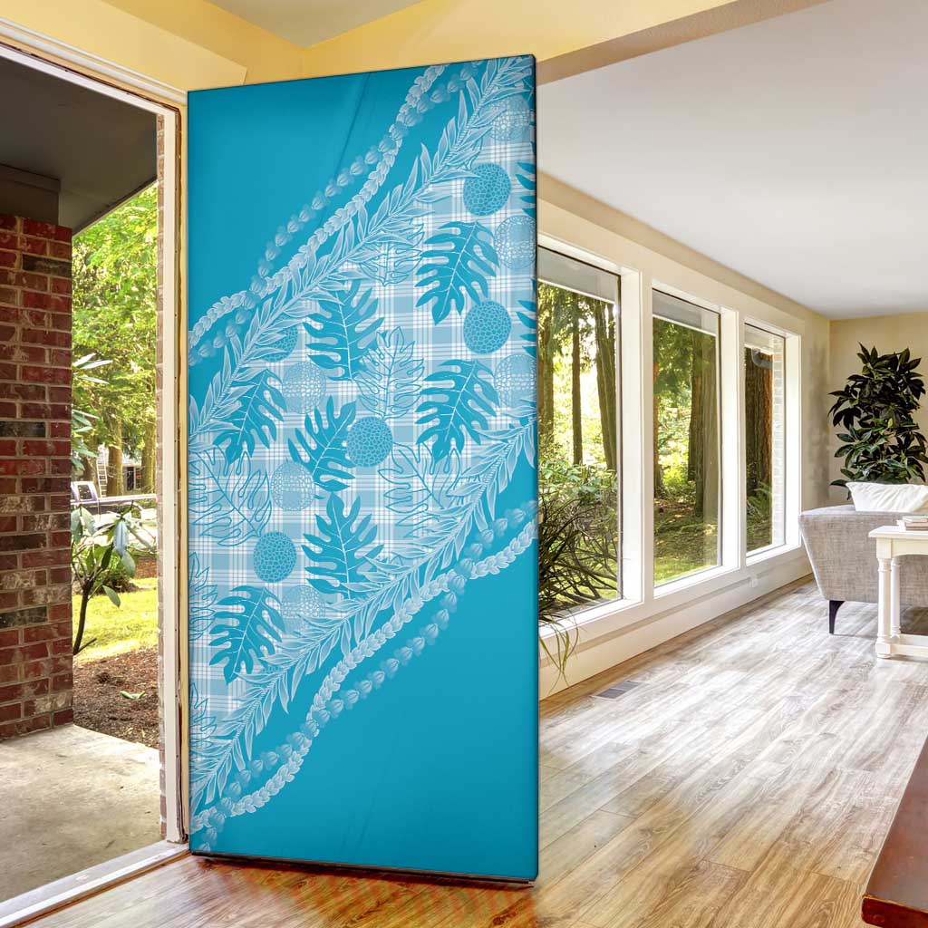 Hawaii Breadfruit Palaka Door Cover Polu Maile Lei LT9 - Polynesian Pride