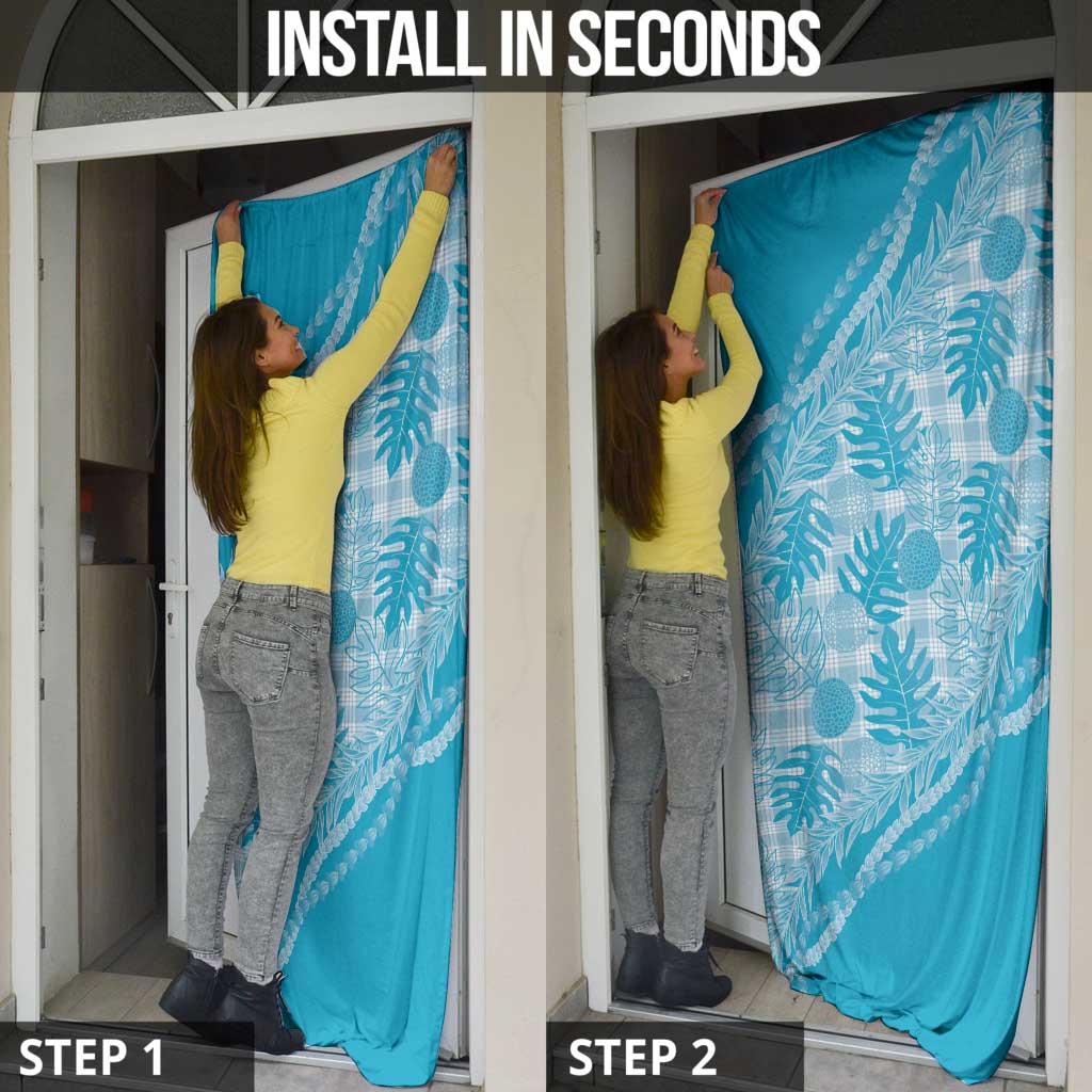 Hawaii Breadfruit Palaka Door Cover Polu Maile Lei LT9 - Polynesian Pride