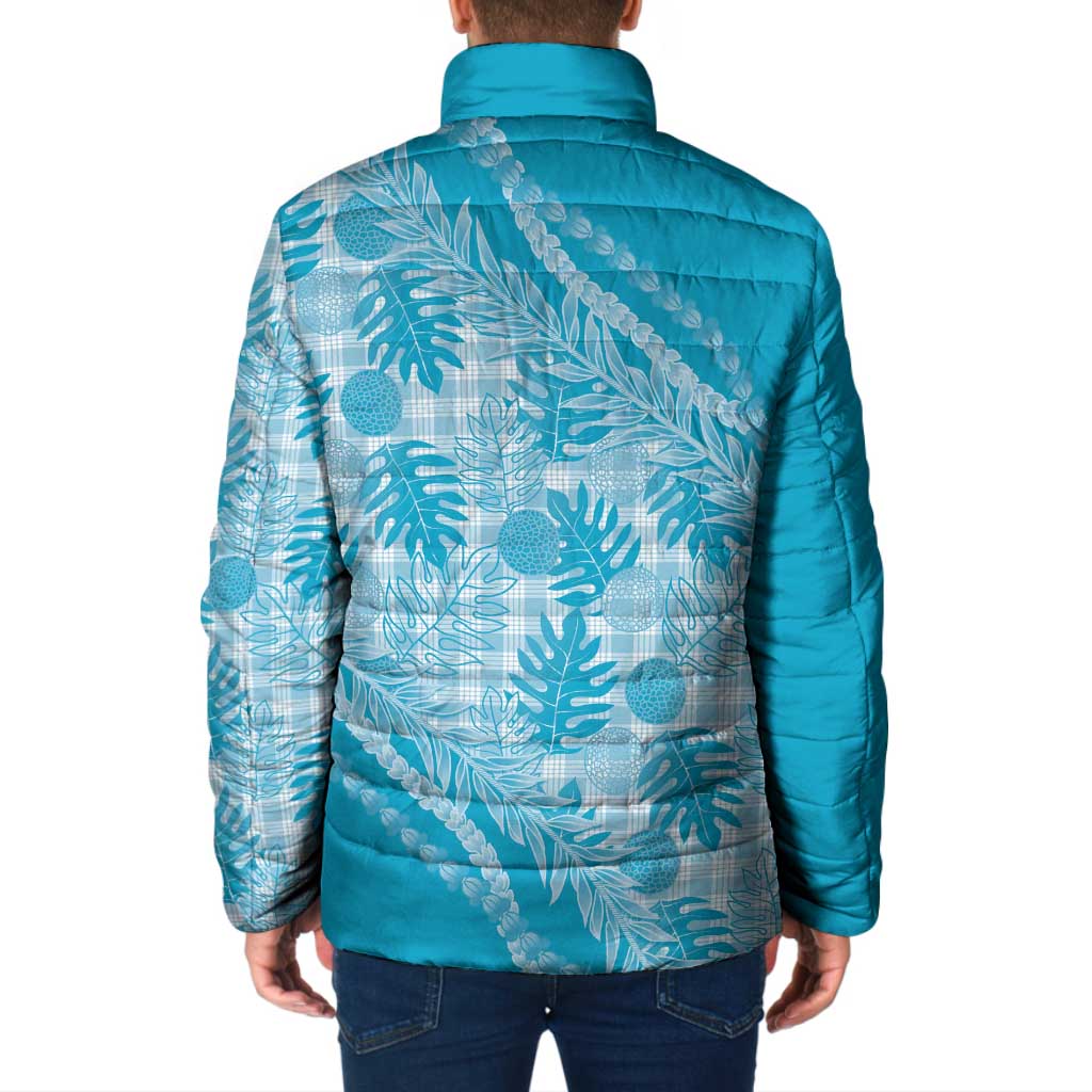 Hawaii Breadfruit Palaka Padded Jacket Polu Maile Lei LT9 - Polynesian Pride