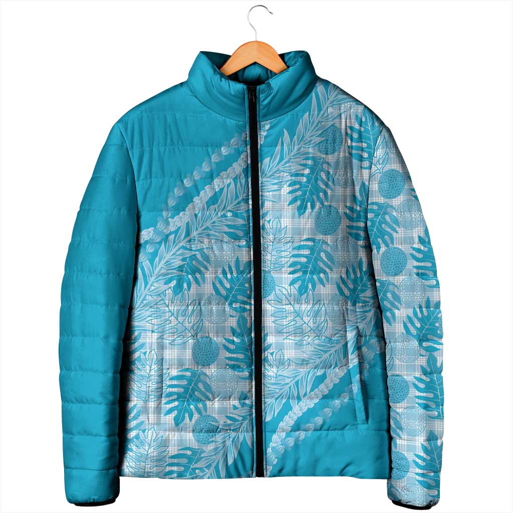 Hawaii Breadfruit Palaka Padded Jacket Polu Maile Lei LT9 - Polynesian Pride