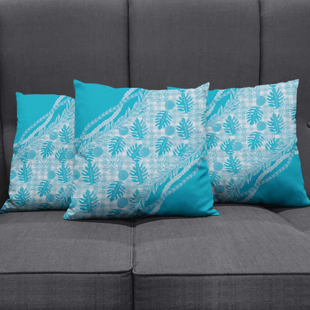 Hawaii Breadfruit Palaka Pillow Cover Polu Maile Lei - Polynesian Pride