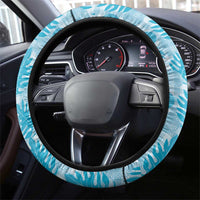 Hawaii Breadfruit Palaka Steering Wheel Cover Polu Maile Lei - Polynesian Pride