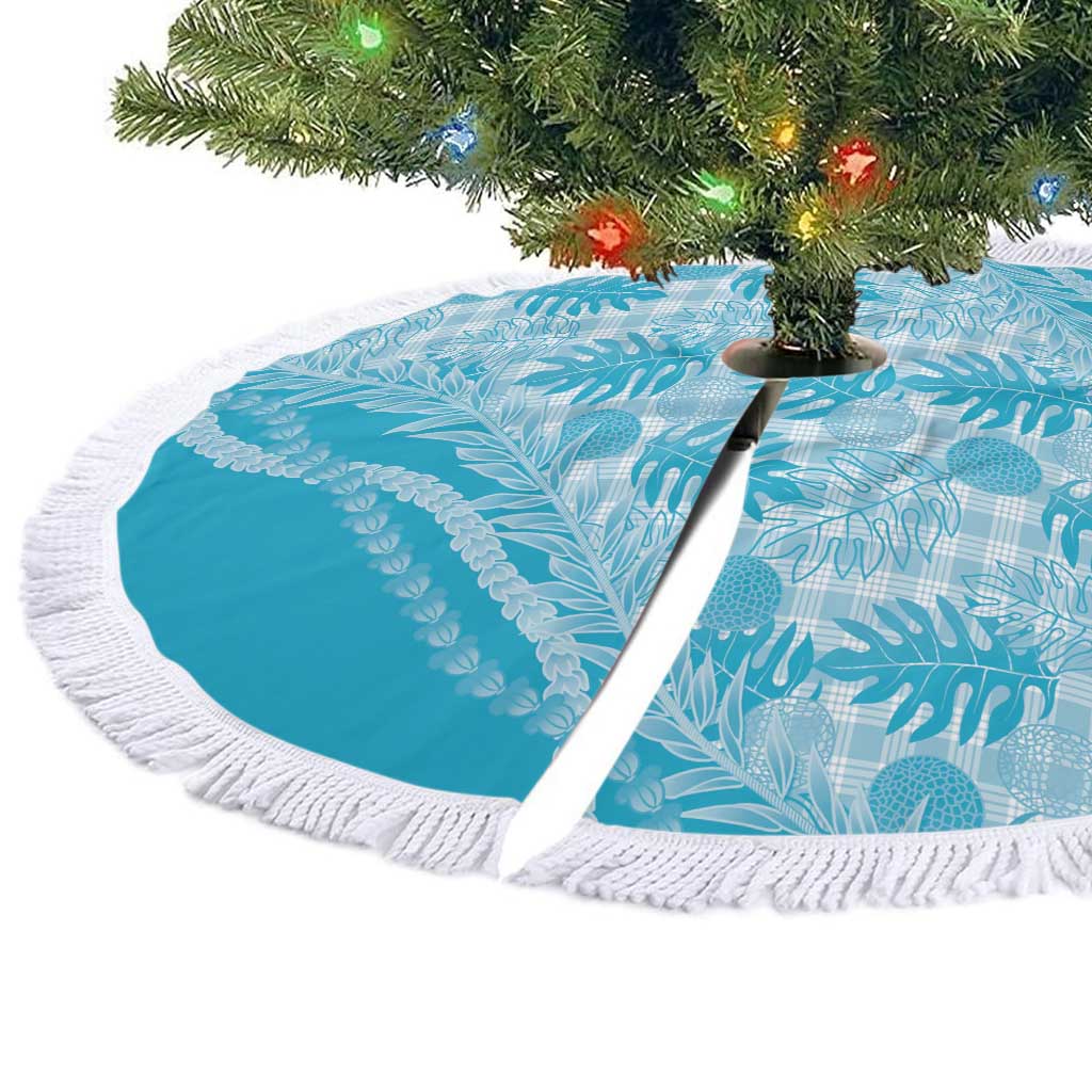 Hawaii Breadfruit Palaka Tree Skirt Polu Maile Lei LT9 - Polynesian Pride