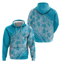 Hawaii Breadfruit Palaka Zip Hoodie Polu Maile Lei LT9 - Polynesian Pride