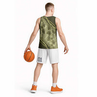 Hawaii Breadfruit Palaka Basketball Jersey Omaomao Maile Lei LT9 - Polynesian Pride