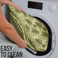 Hawaii Breadfruit Palaka Bathroom Set Omaomao Maile Lei - Polynesian Pride