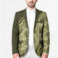 Hawaii Breadfruit Palaka Blazer Omaomao Maile Lei - Polynesian Pride