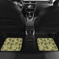 Hawaii Breadfruit Palaka Car Mats Omaomao Maile Lei - Polynesian Pride