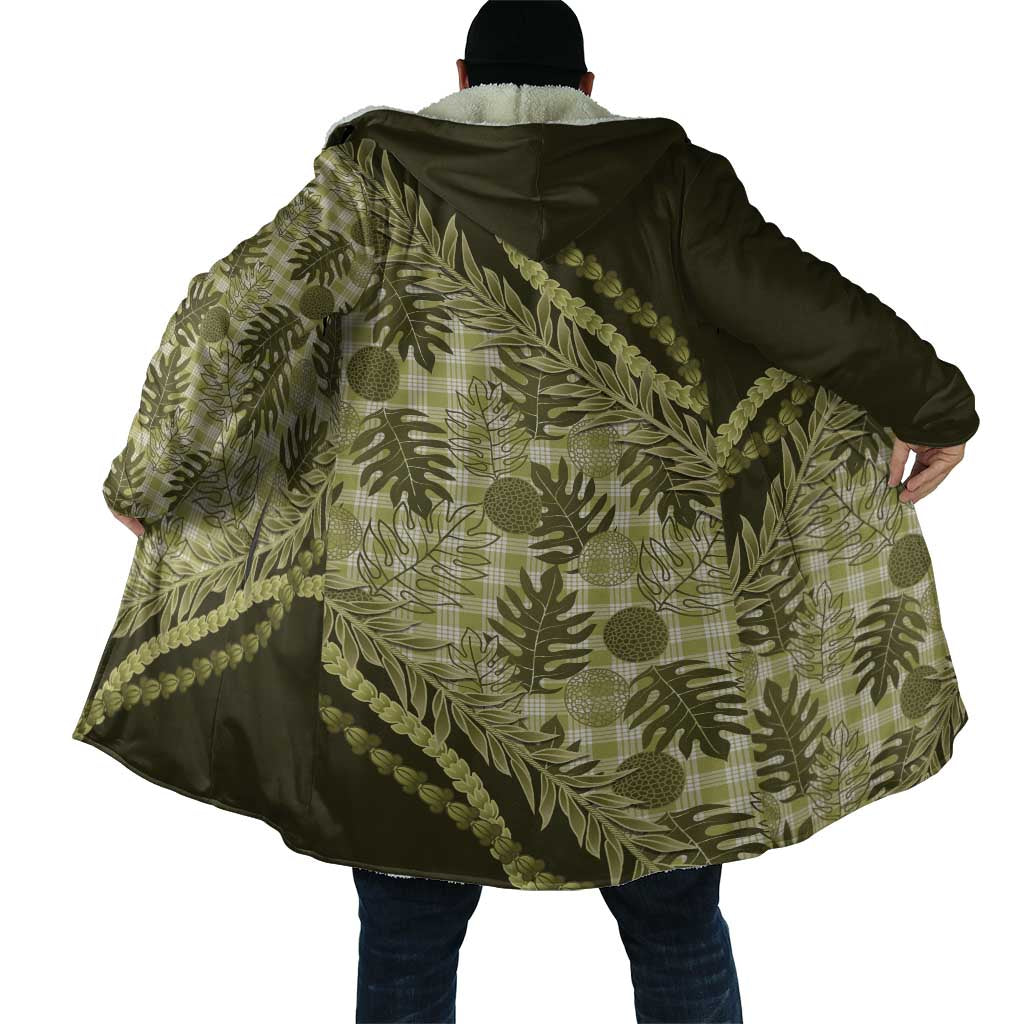 Hawaii Breadfruit Palaka Cloak Omaomao Maile Lei LT9 - Polynesian Pride