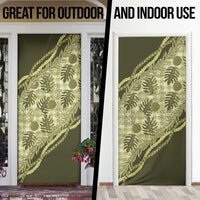 Hawaii Breadfruit Palaka Door Cover Omaomao Maile Lei LT9 - Polynesian Pride