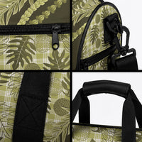 Hawaii Breadfruit Palaka Duffle Bag Omaomao Maile Lei LT9 - Polynesian Pride