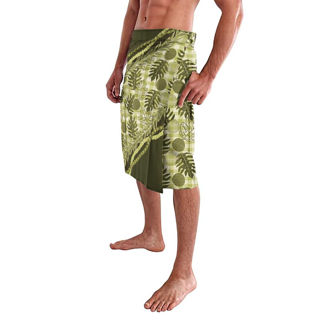 Hawaii Breadfruit Palaka Lavalava Omaomao Maile Lei - Polynesian Pride