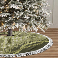 Hawaii Breadfruit Palaka Tree Skirt Omaomao Maile Lei LT9 - Polynesian Pride