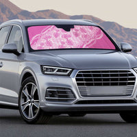 Hawaii Breadfruit Palaka Auto Sun Shade Omaomao Ulaula Maile Lei - Polynesian Pride