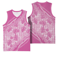 Hawaii Breadfruit Palaka Basketball Jersey Omaomao Ulaula Maile Lei LT9 - Polynesian Pride