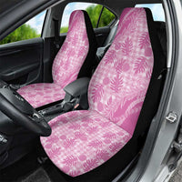 Hawaii Breadfruit Palaka Car Seat Cover Omaomao Ulaula Maile Lei - Polynesian Pride