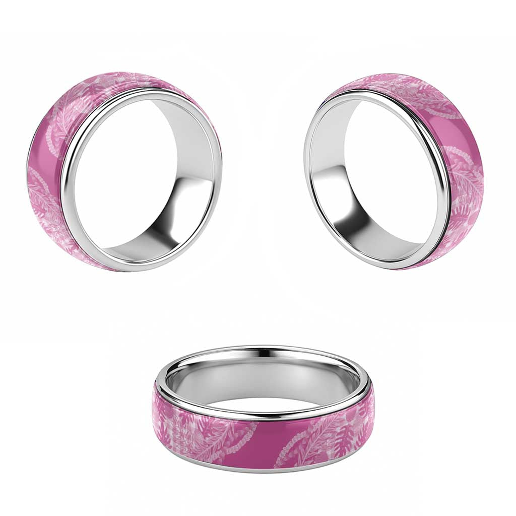 Hawaii Breadfruit Palaka Classic Ring Omaomao Ulaula Maile Lei LT9 - Polynesian Pride
