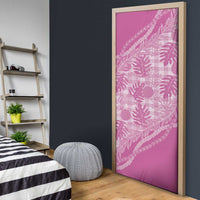 Hawaii Breadfruit Palaka Door Cover Omaomao Ulaula Maile Lei LT9 - Polynesian Pride
