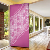 Hawaii Breadfruit Palaka Door Cover Omaomao Ulaula Maile Lei LT9 - Polynesian Pride