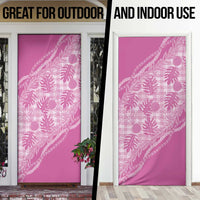 Hawaii Breadfruit Palaka Door Cover Omaomao Ulaula Maile Lei LT9 - Polynesian Pride
