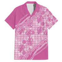 Hawaii Breadfruit Palaka Hawaiian Shirt Omaomao Ulaula Maile Lei - Polynesian Pride