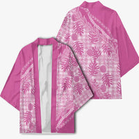 Hawaii Breadfruit Palaka Kimono Omaomao Ulaula Maile Lei - Polynesian Pride