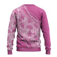 Hawaii Breadfruit Palaka Ugly Christmas Sweater Omaomao Ulaula Maile Lei - Polynesian Pride