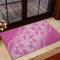 Hawaii Breadfruit Palaka Rubber Doormat Omaomao Ulaula Maile Lei LT9 - Polynesian Pride