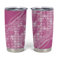 Hawaii Breadfruit Palaka Tumbler Cup Omaomao Ulaula Maile Lei - Polynesian Pride