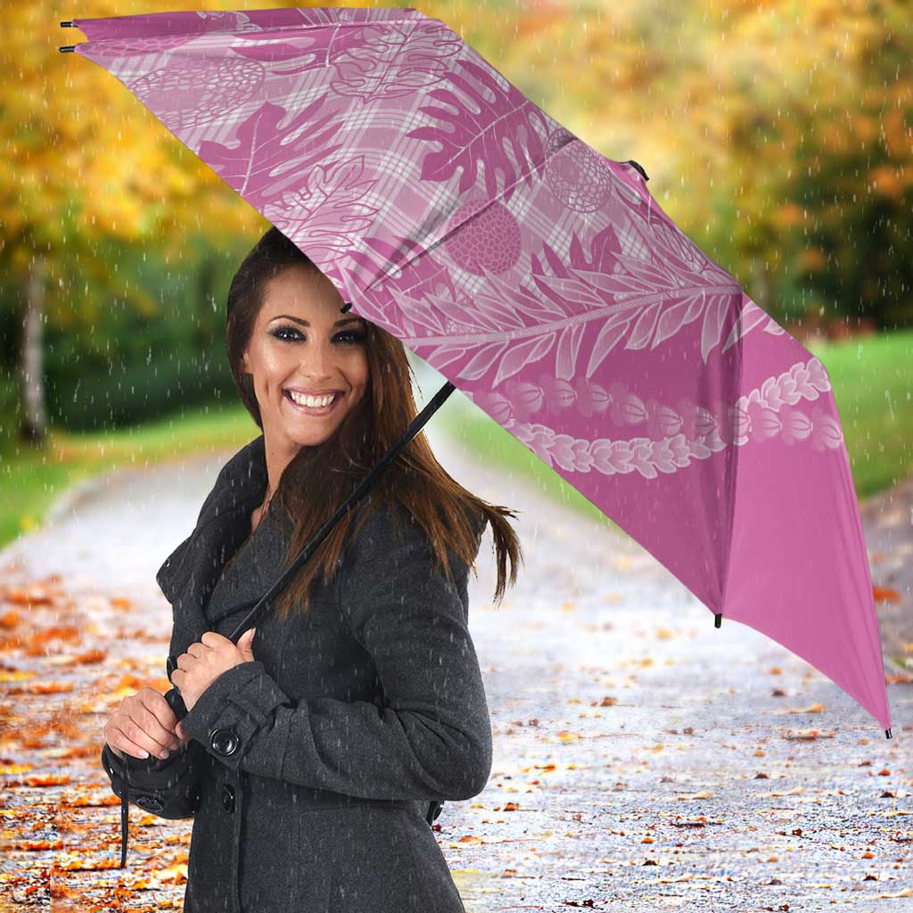 Hawaii Breadfruit Palaka Umbrella Omaomao Ulaula Maile Lei LT9 - Polynesian Pride