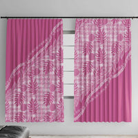 Hawaii Breadfruit Palaka Window Curtain Omaomao Ulaula Maile Lei - Polynesian Pride