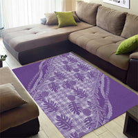 Hawaii Breadfruit Palaka Area Rug Poni Maile Lei - Polynesian Pride