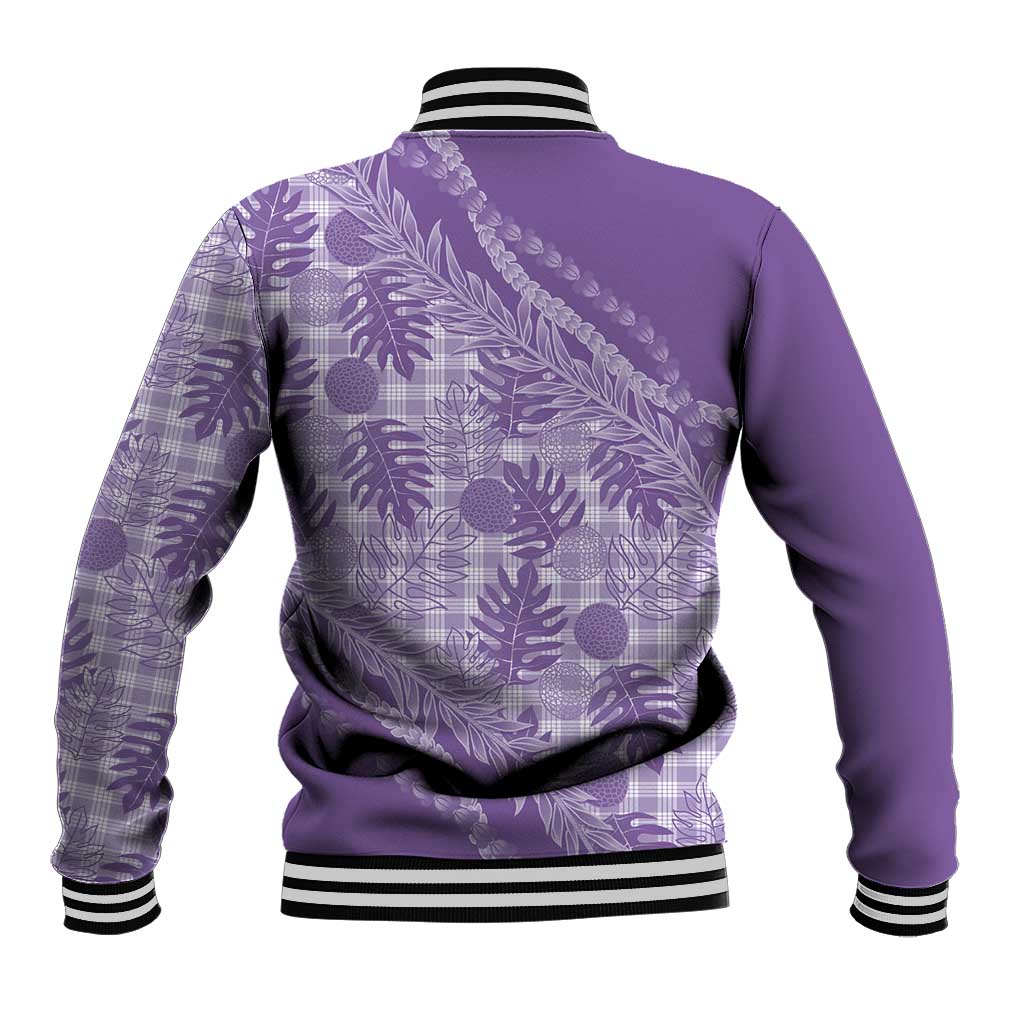 Hawaii Breadfruit Palaka Baseball Jacket Poni Maile Lei LT9 - Polynesian Pride