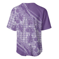 Hawaii Breadfruit Palaka Baseball Jersey Poni Maile Lei LT9 - Polynesian Pride