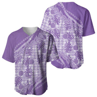 Hawaii Breadfruit Palaka Baseball Jersey Poni Maile Lei LT9 - Polynesian Pride