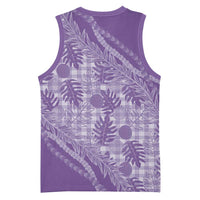Hawaii Breadfruit Palaka Basketball Jersey Poni Maile Lei LT9 - Polynesian Pride