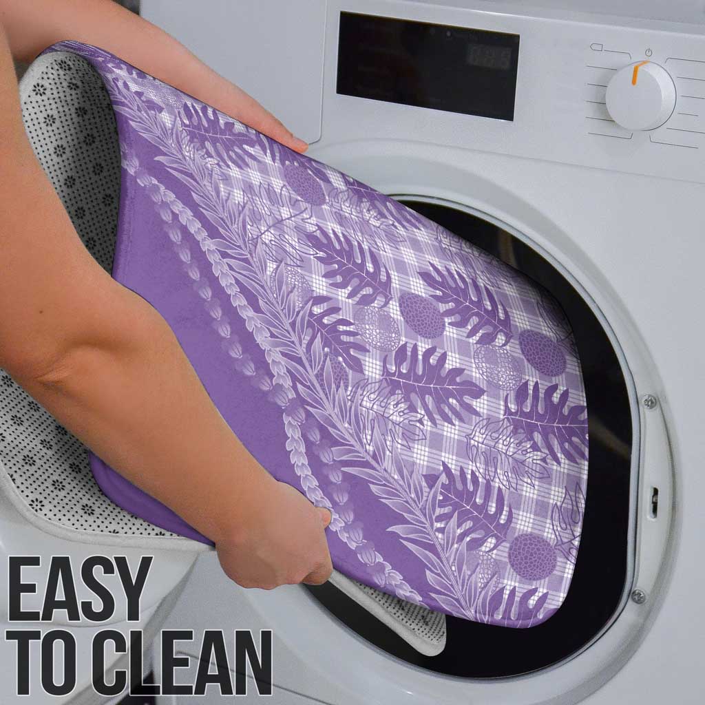 Hawaii Breadfruit Palaka Bathroom Set Poni Maile Lei - Polynesian Pride