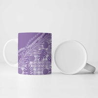 Hawaii Breadfruit Palaka Ceramic Mug Poni Maile Lei LT9 - Polynesian Pride