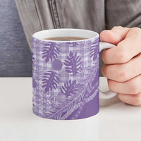 Hawaii Breadfruit Palaka Ceramic Mug Poni Maile Lei LT9 - Polynesian Pride