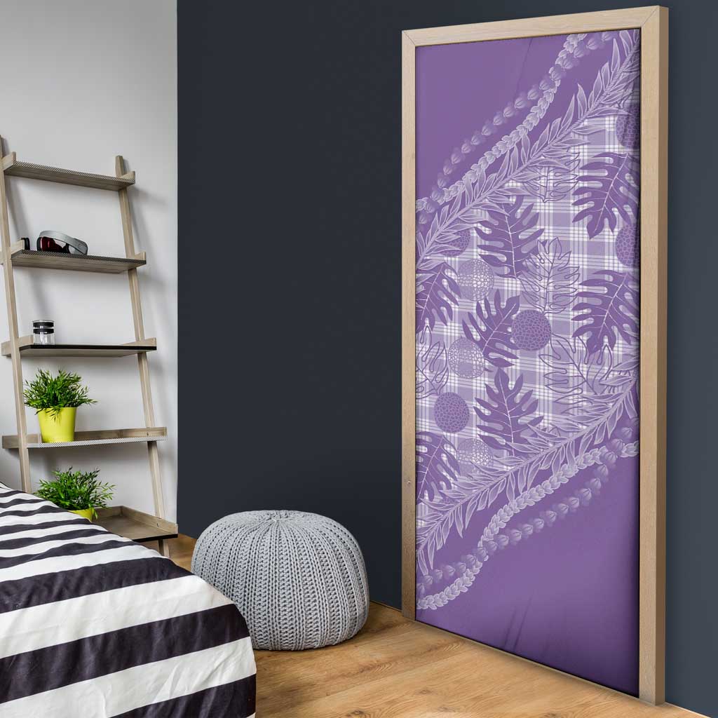 Hawaii Breadfruit Palaka Door Cover Poni Maile Lei LT9 - Polynesian Pride
