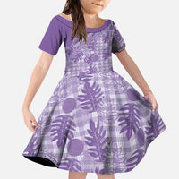 Hawaii Breadfruit Palaka Family Matching Puletasi and Hawaiian Shirt Poni Maile Lei - Polynesian Pride