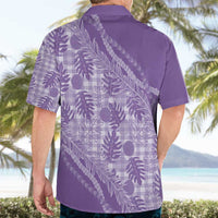 Hawaii Breadfruit Palaka Hawaiian Shirt Poni Maile Lei - Polynesian Pride